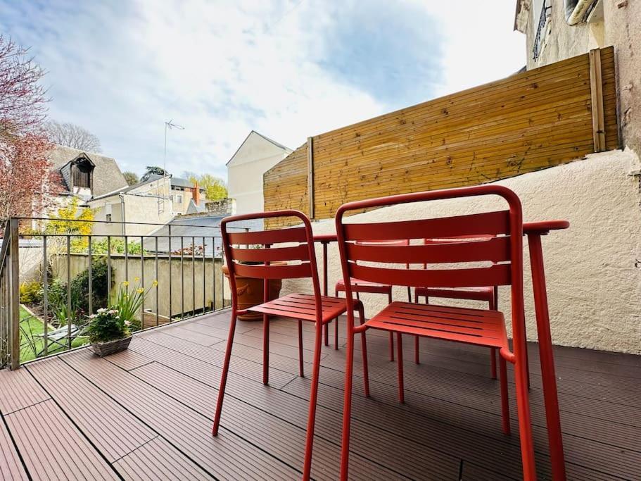 Le Jardin Secret - Jardin/Loire Apartment ตูร์ ภายนอก รูปภาพ